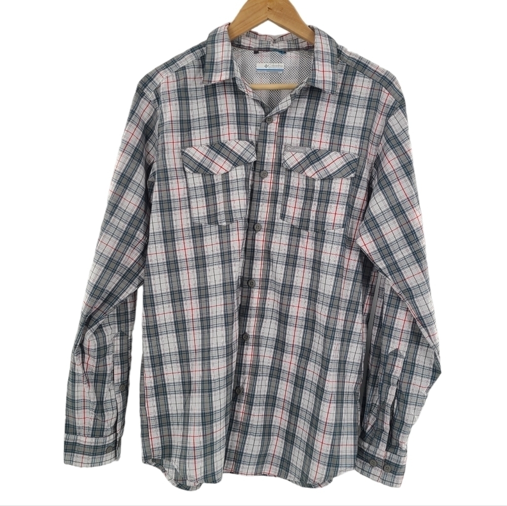 Columbia Men's Plaid‎ Shirt Long Sleeve Multicolor Size Small